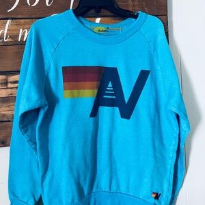 Aviator Nation Vibrant Blue Crewneck Sweater